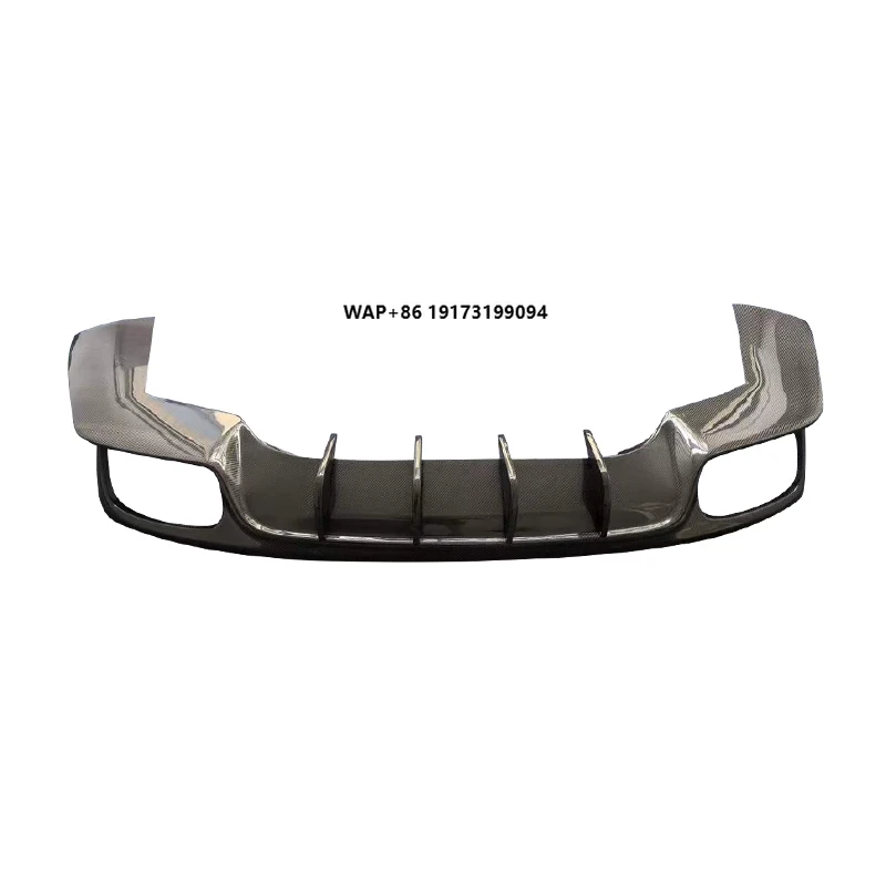 

Rear Lip Bumper Carbon Fiber Upgrade with New Condition and Fog Light Cut-Outs for PAG 2017-2021 971 Model