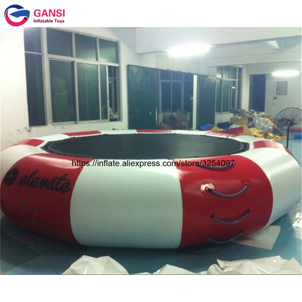 Floating  Swimming Platform Inflatable Water Trampoline Jumping Bouncer on Water