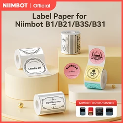 6 Rolls Set NIIMBOT Thermal Label Paper for B1/B21/B3S/B31 Printer Scratch-resistant Sticker Waterproof Oil-Proof Label Tape