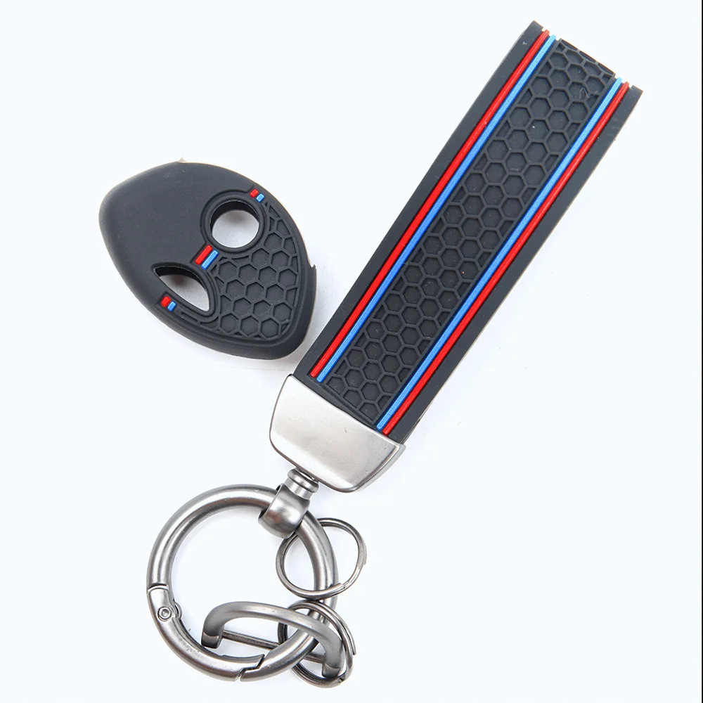 For BMW K1200R R1200RT K1300R S1000RR F650GS F800GS F800ST Silicone Remote Fob Holder Wrist Strap Holder Scratch Resistant