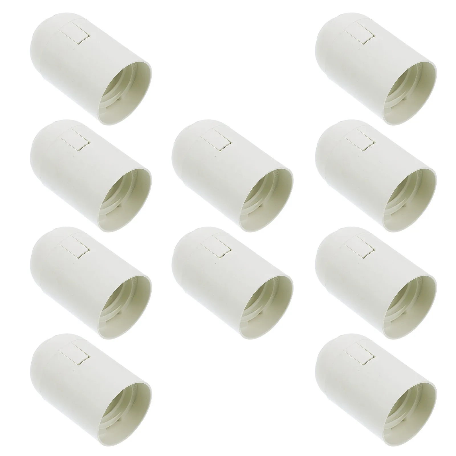 

10Pcs LED Socket Lamp Holders E26 E27 Light Socket Replacement for DIY Lighting Fixtures Kitchen Dining Room Bulb Holder