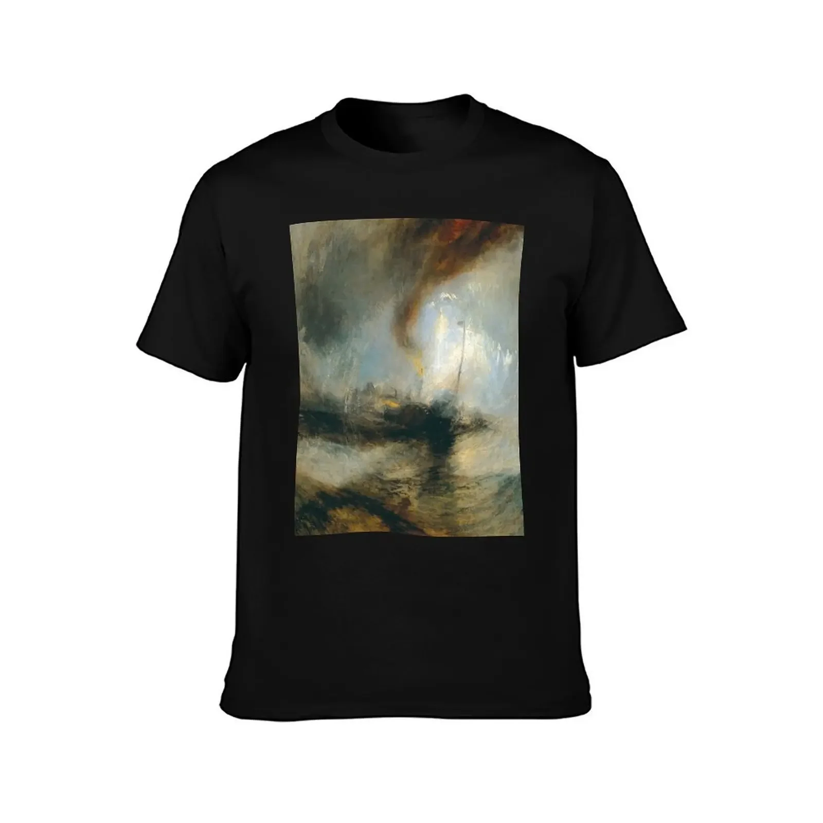 J.M.W. Turner Snow Storm - Steam-Boat off a Harbour's Mouth T-Shirt luxury t-shirt boys whites mens fashion