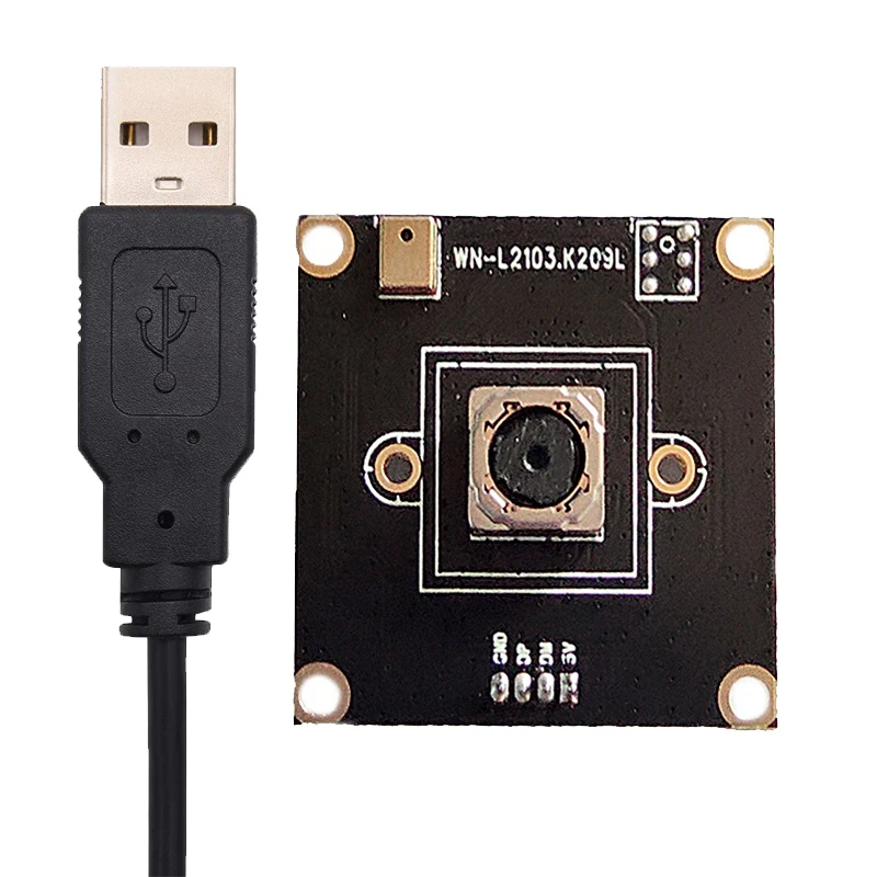 5MP HD USB Camera Module OV5693 30FPS AF 76.9° With Built-in Digital Mic for ATM Kiosk Drive Free