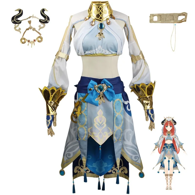

Nilou Cosplay Kostüm Genshin Impact Karneval Uniform Anime Halloween Kostüme Frauen Spiel angepasst Cosplay Costume
