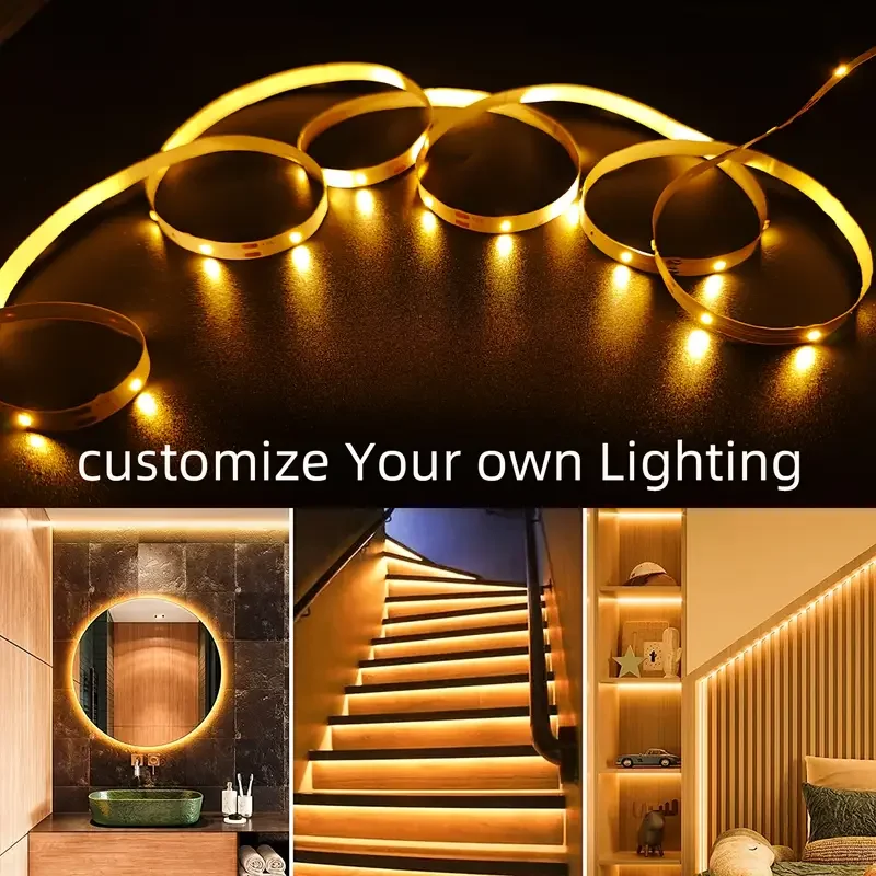 led monochrome touch strip light set 5V2835 bare board waterproof self adhesive flexible flexible strip 501 key switch