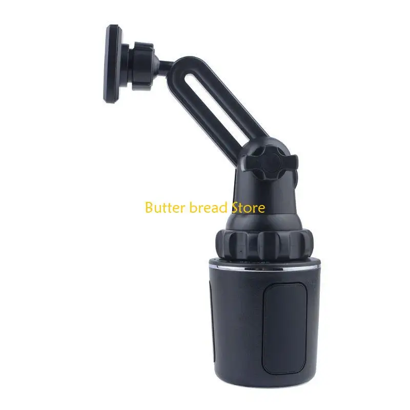 W89C Einstellbarer langer Arm Mobiltelefon Mount CAR Cup Magnethalter Ständer