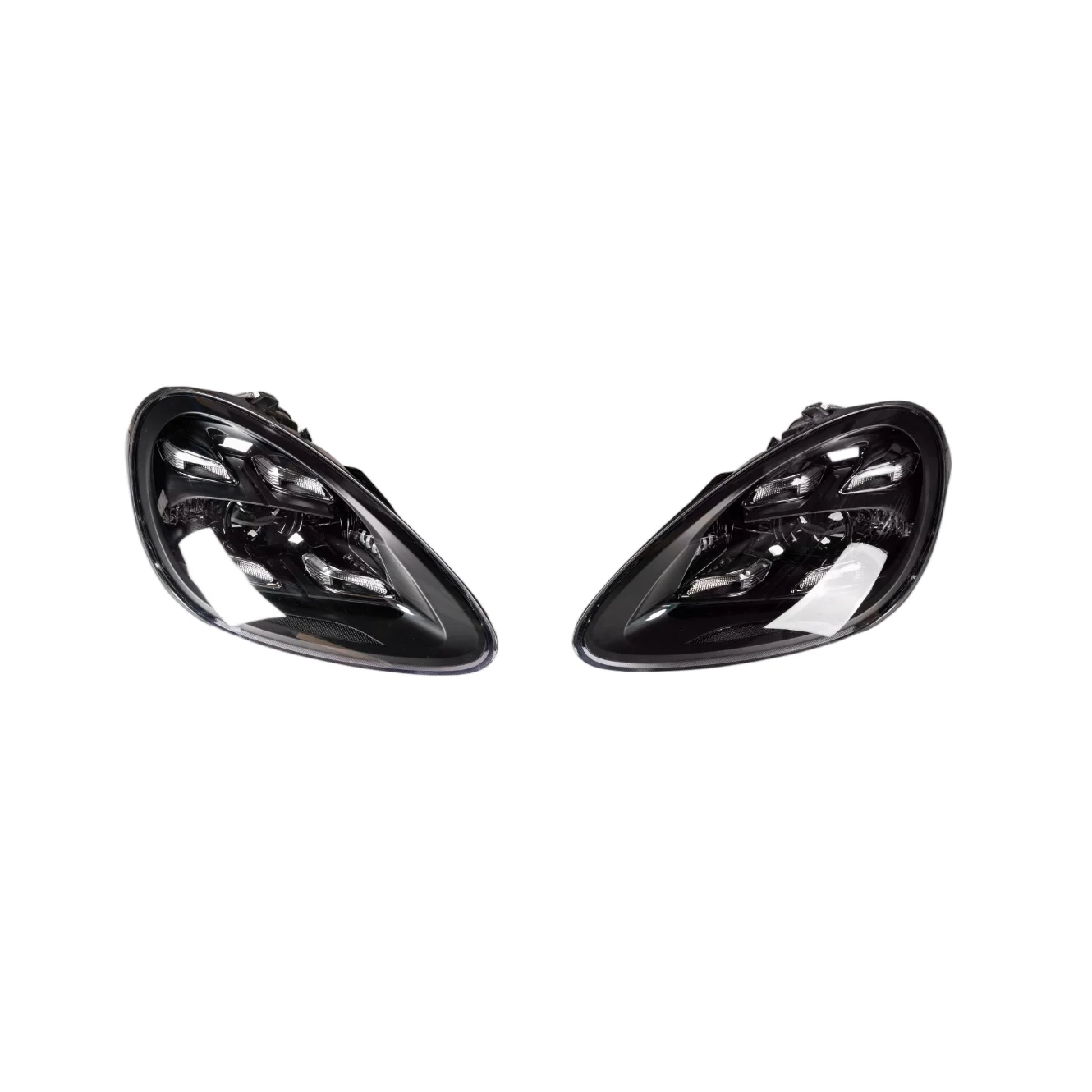 

For for 958.1 2011-2014 & 9Y0.1 2018-2023 Upgrade LED Headlights Matrix Design 6000k Color Temperature New Condition