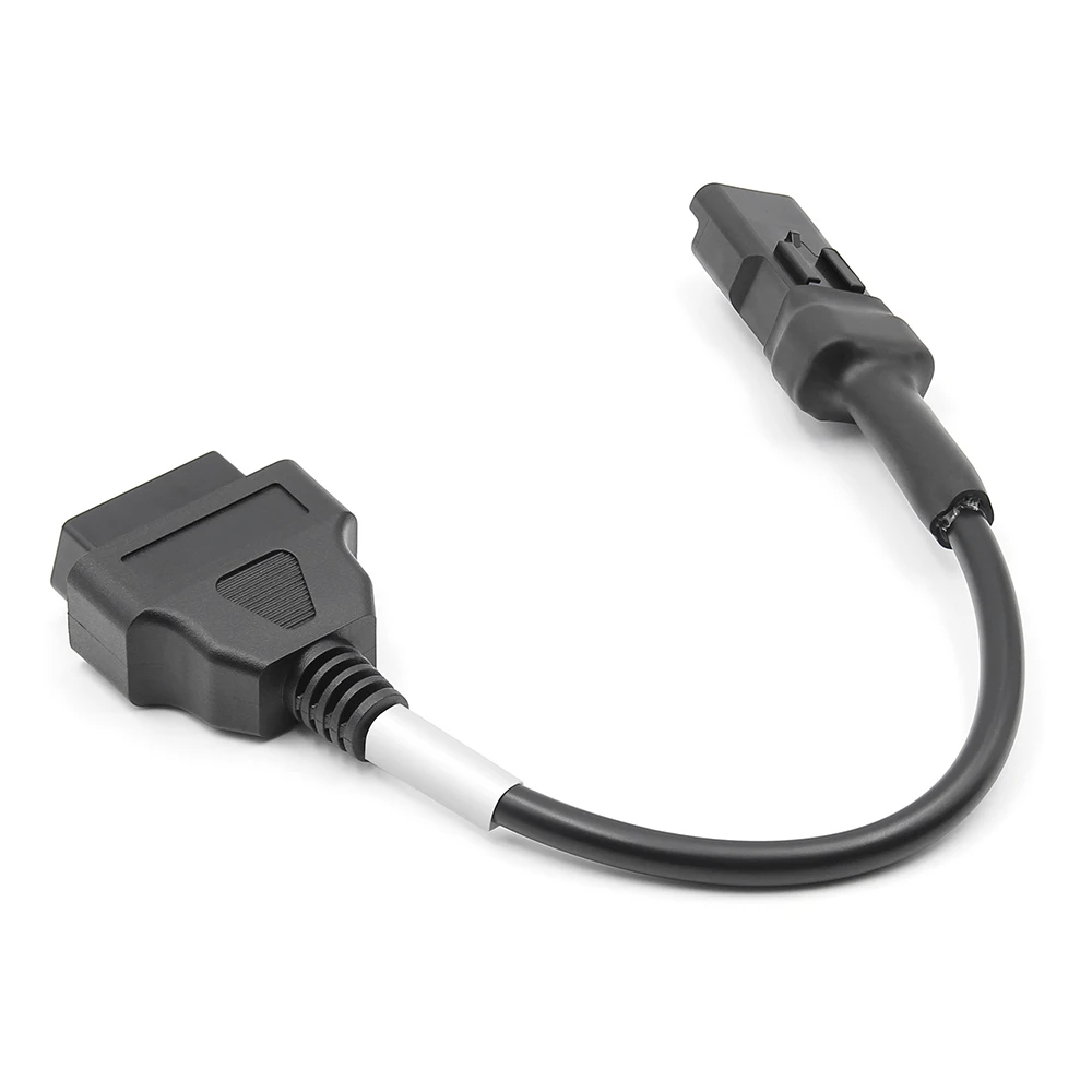 For DUCATI 4Pin Plug OBD 2 Extension Cable OBD2 Connector Motorcycle Motobike 4 Pin To 16Pin Adapter Car Diagnostic Scanner Tool view 3