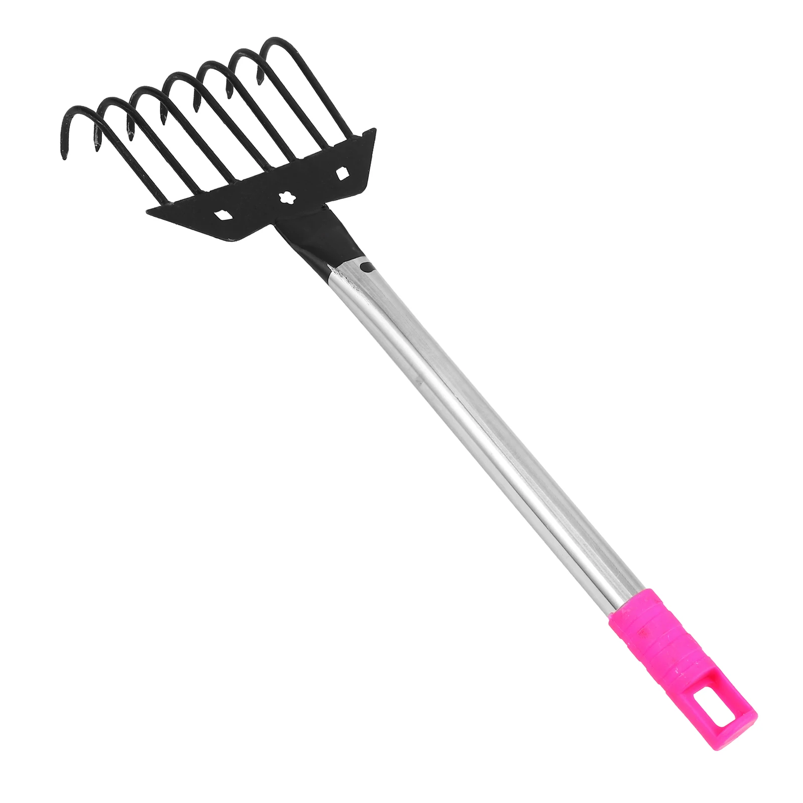 

Garden Hand Rake Loosening Soil Rakes Stainless Steel Gardening Tool Lightweight Ergonomic Handle Versatile