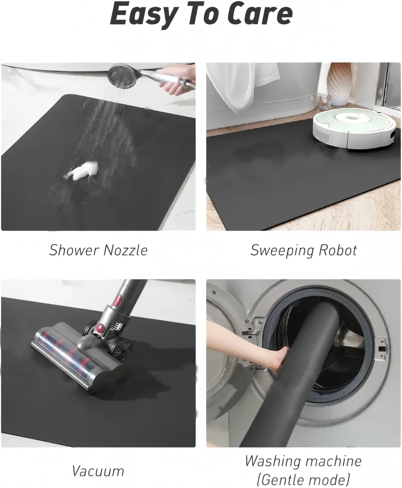 ممسحة كرتونية للهالوين مقاومة للاهتراء من VIKAMA - دياتوميت، ماصة للماء وسهلة التنظيف للمرحاض والحمام والمدخل #4