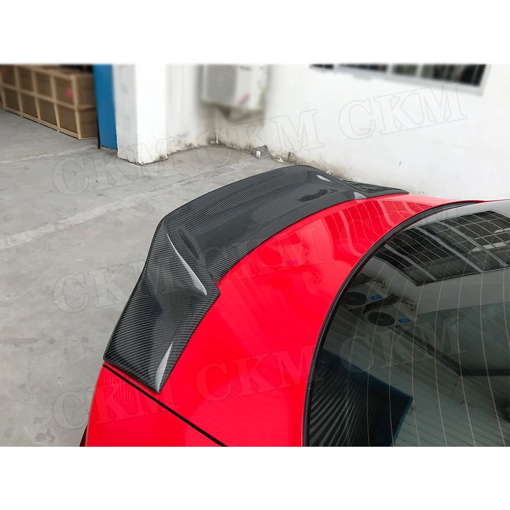 

Carbon Fiber Rear Spoiler for Audi A3 S3 Sedan 4 Door 2013-2018 R style Car Rear Boot Trunk Lid Wings