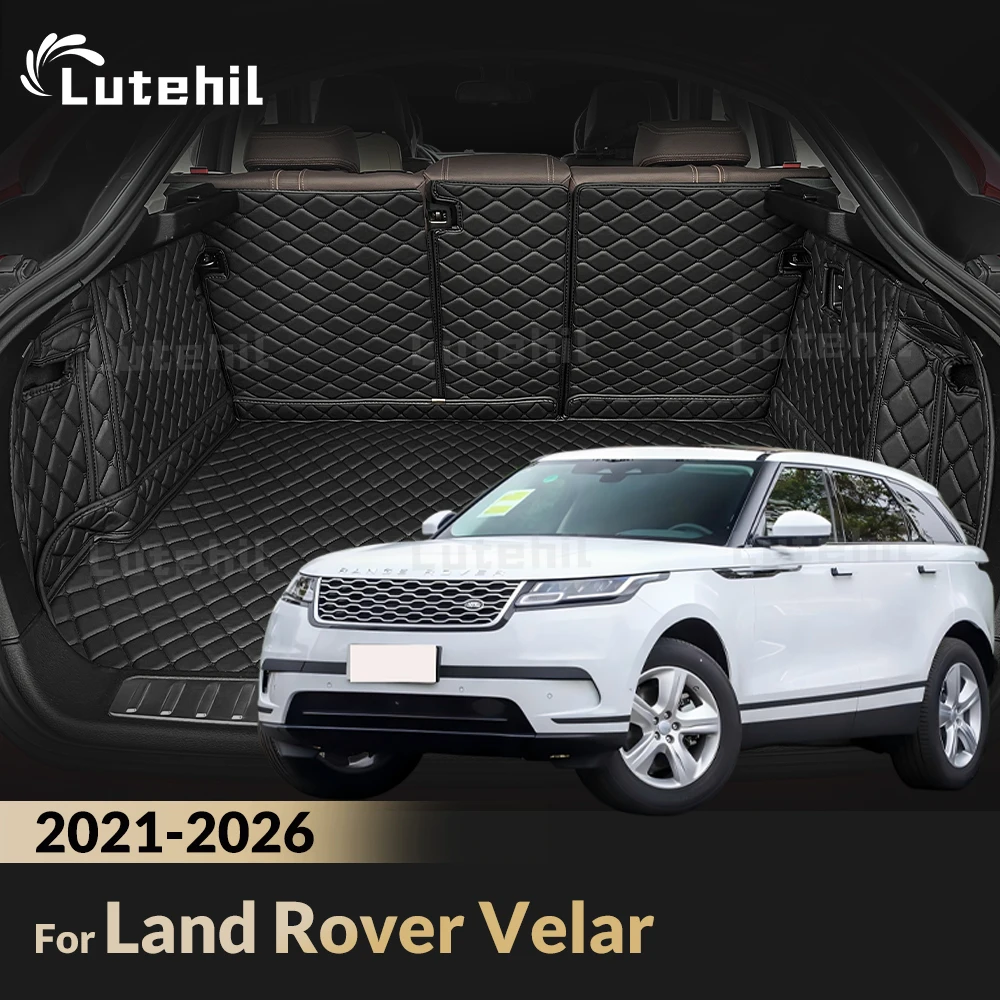 

Для Land Rover Velar 2021-2026: Автомобильный коврик в багажник с полным покрытием, защитный вкладыш, аксессуары для интерьера