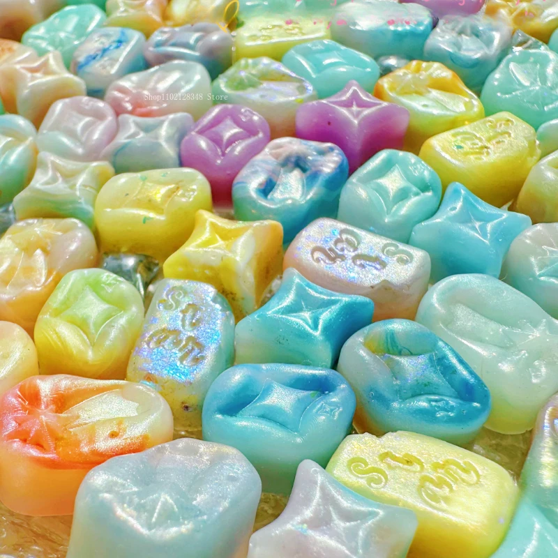 10g Fire Paint Wax Granules/Bright Star Mixed Agate Color Homemade Fire Wax DIY Wedding Invitation Envelope Sealing  Decoration