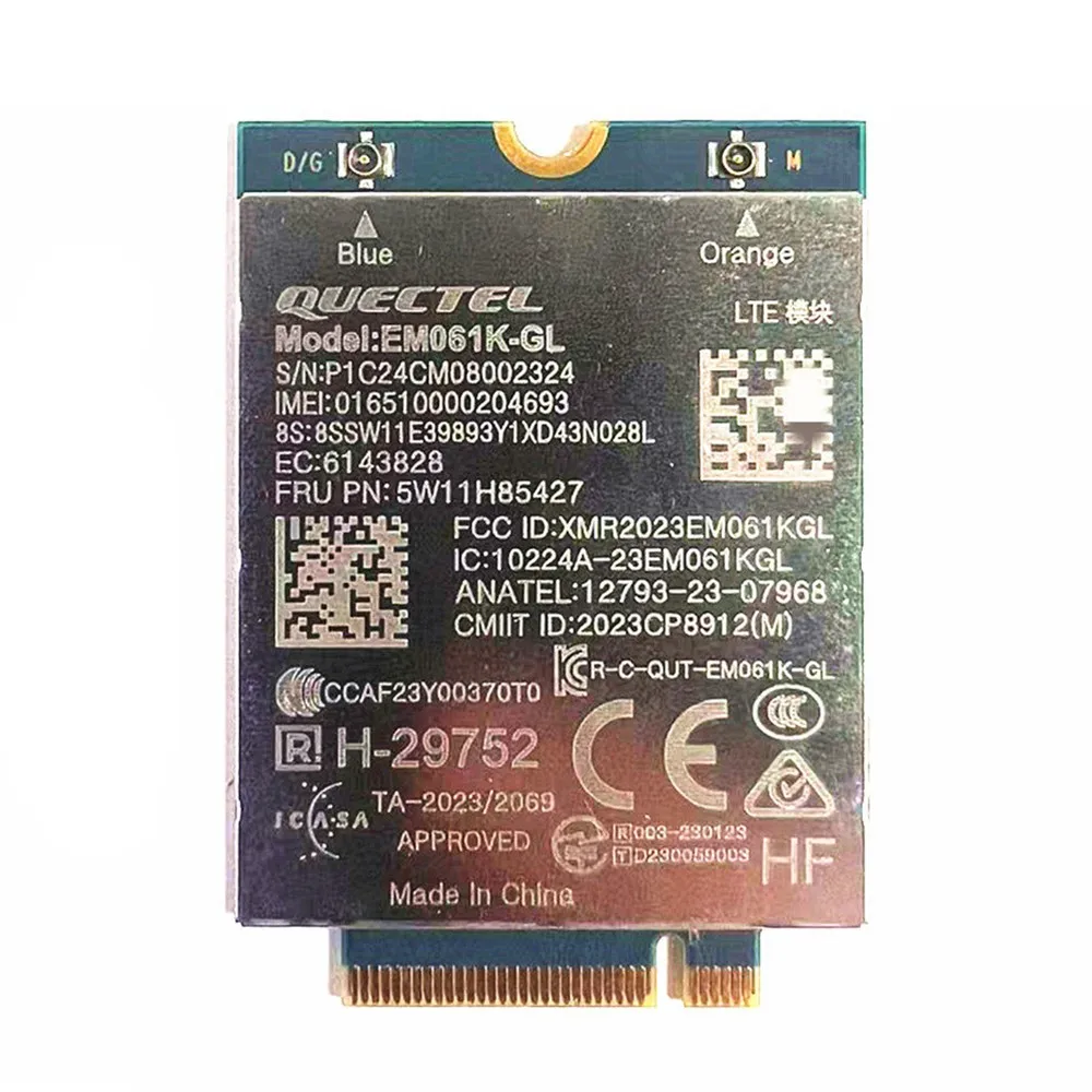 Карта 4G WWAN Quectel EM061K-GL FRU 5W11H85427, модуль LTE Cat6 для ноутбуков Thinkpad T14, X13, T14S, L13, T16, L14, L16, G1, G2, G3, G4, G5, G6