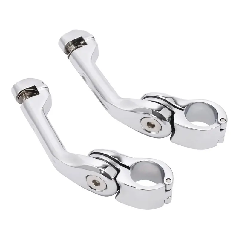 

Adjustable Highway Foot Peg Mount Kit Crash Bar 1.25" For Touring Road King Street Glide Road Glide Electra