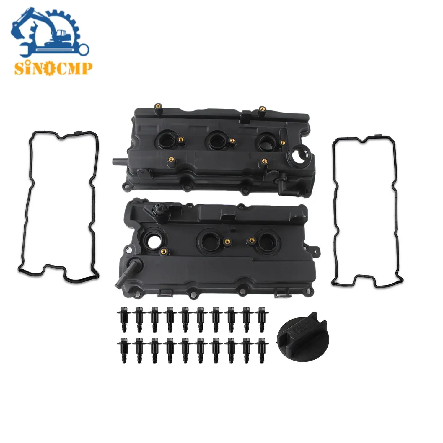 

Прокладка клапанной крышки двигателя и комплект болтов для Nissan Altima Maxima Murano Quest 2002-2009 3,5 л V6, автомобильные аксессуары