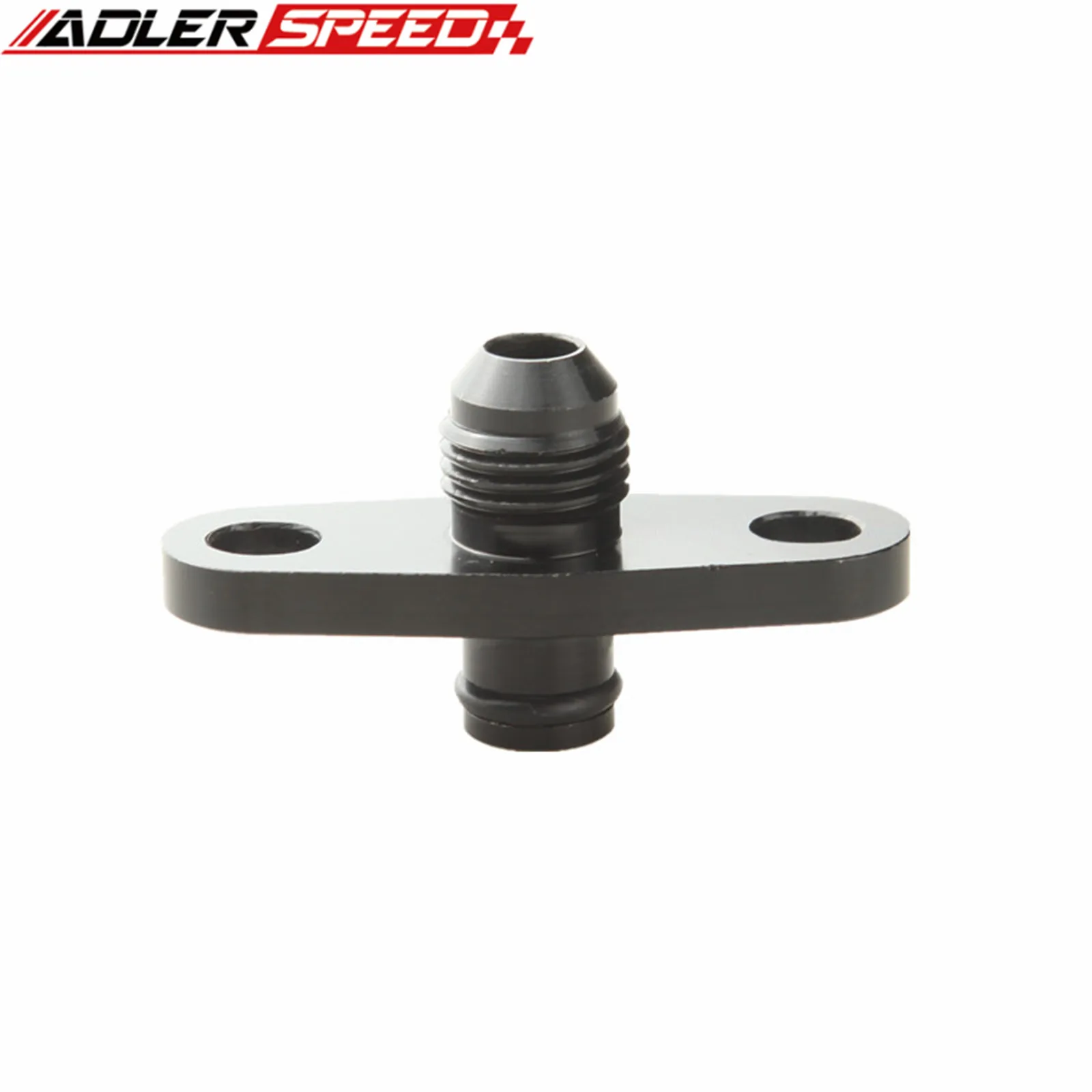 AN-6 (-6 JIC) Fuel Rail Adapter For TOYOTA 4EFTE = EP STARLET ,4AGZE ,4AGE Black