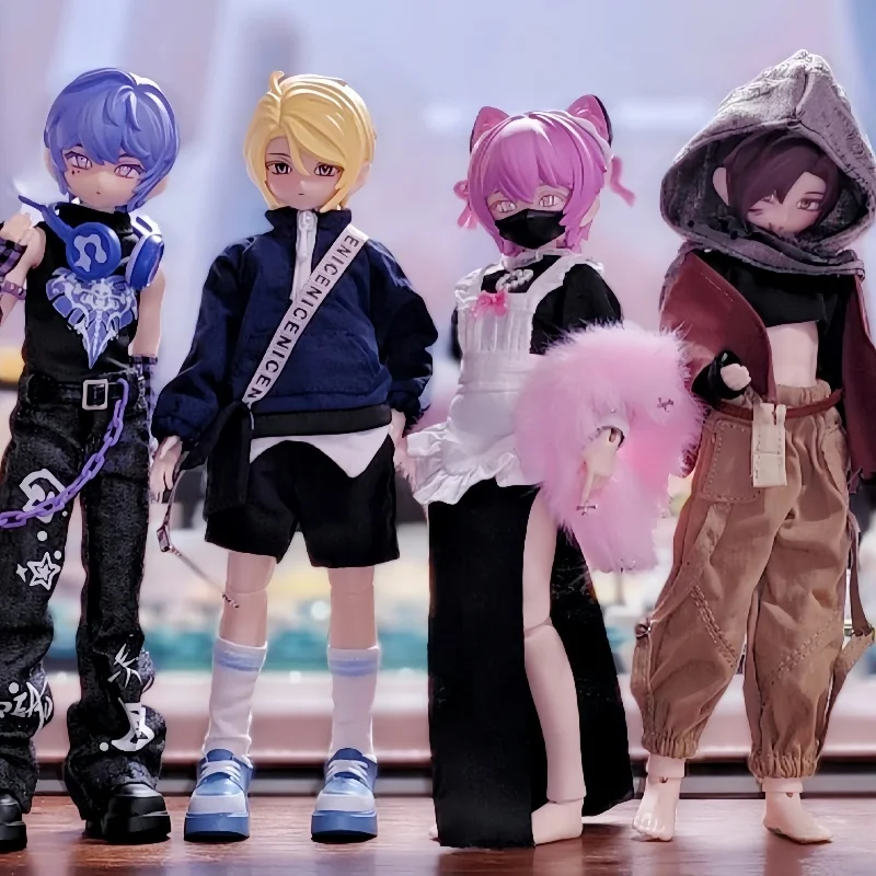 

Zack Event Series 1/8 BJD Boy's Knuckle Blind Box Аниме Фигурка с суставами Mobility Настольное украшение Игрушка для коллекционеров