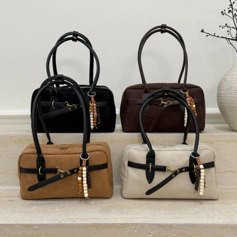 Retro Minimalist Diaper Bag For Women Luxury Crossbody Handbag Designer Elegant Tote Bag Vintage Large Capacity Leather