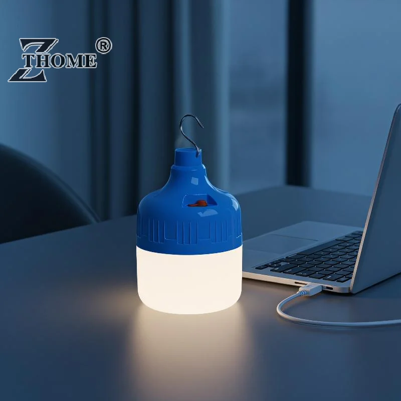 Outdoor USB Rechargeable LED Lamp Bulbs High Brightness Emergency Light Hook Up Camping Fishing Portable Lantern Night Lights
