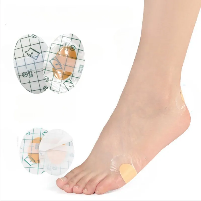 20pcs/set Oval Band Aid for Wound Dressing Patch Feet Heel Dressing Tape Sticker Heel Blister Pads Waterproof Adhesive Bandages