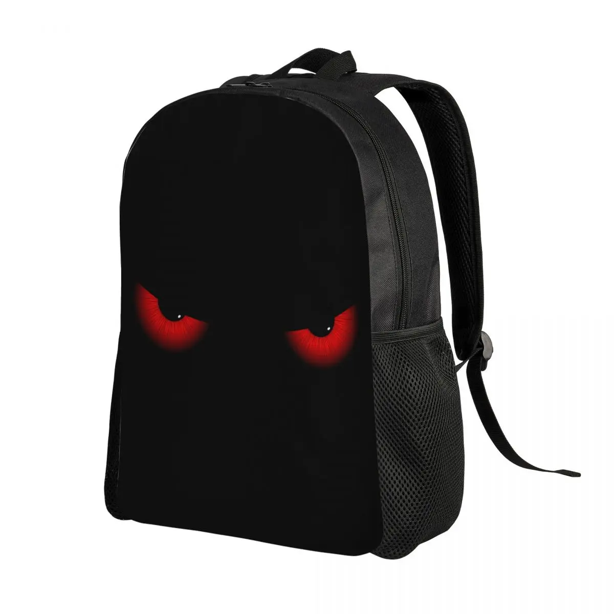 Custom Spooky Eyes  Halloween Party Hollow Backpacks for Men Women School College Students Bookbag Fits 15 Inch Laptop Bags