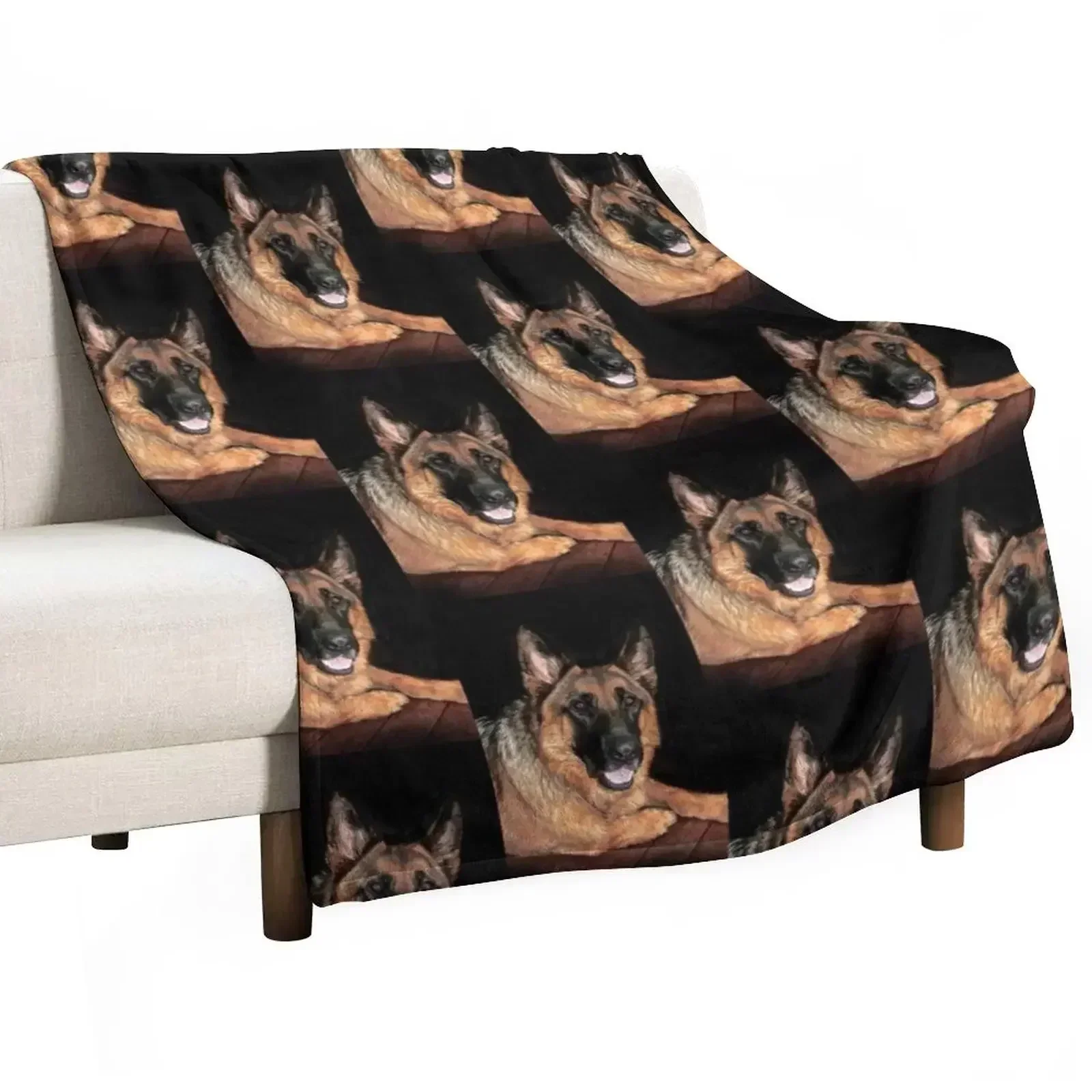 Shepherd Lovers Throw Blanket Luxury Throw Nap Bed Flannel decorative Large Blankets