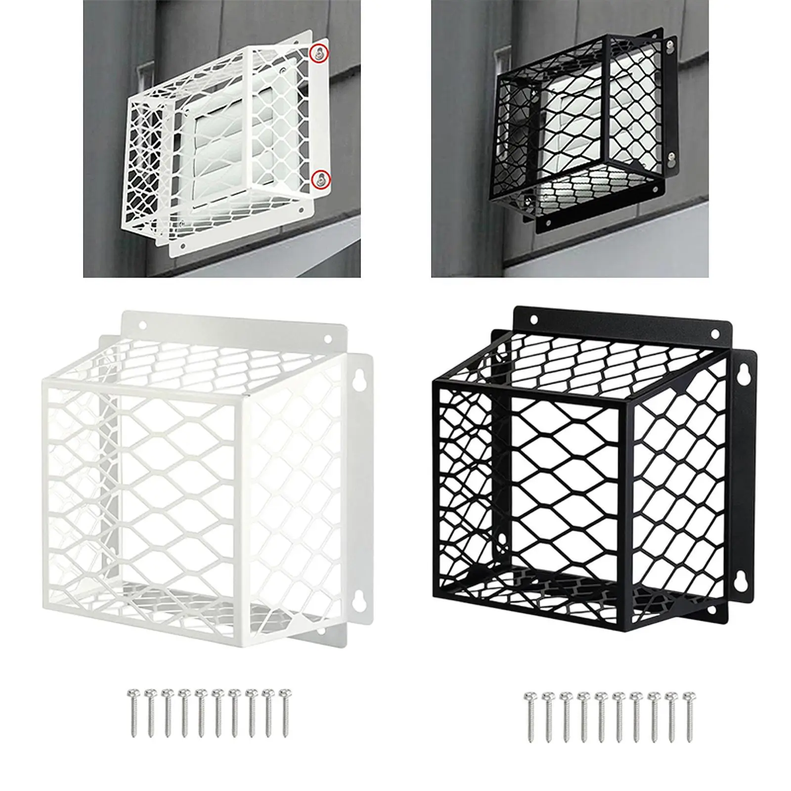 

Dryer Vent Cage Easy to Use Convenient Sturdy Wear Resistant Bathroom Exhaust Ventilation Exhaust Fan Cover for Outside Kitchen