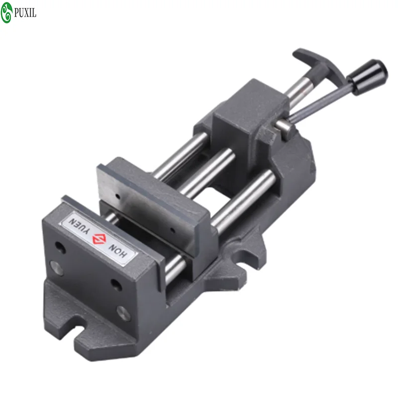 Heavy duty fast drilling machine, flat head pliers, precision bench drill with quick action fixture, woodworking stand 3/4/6/8 i
