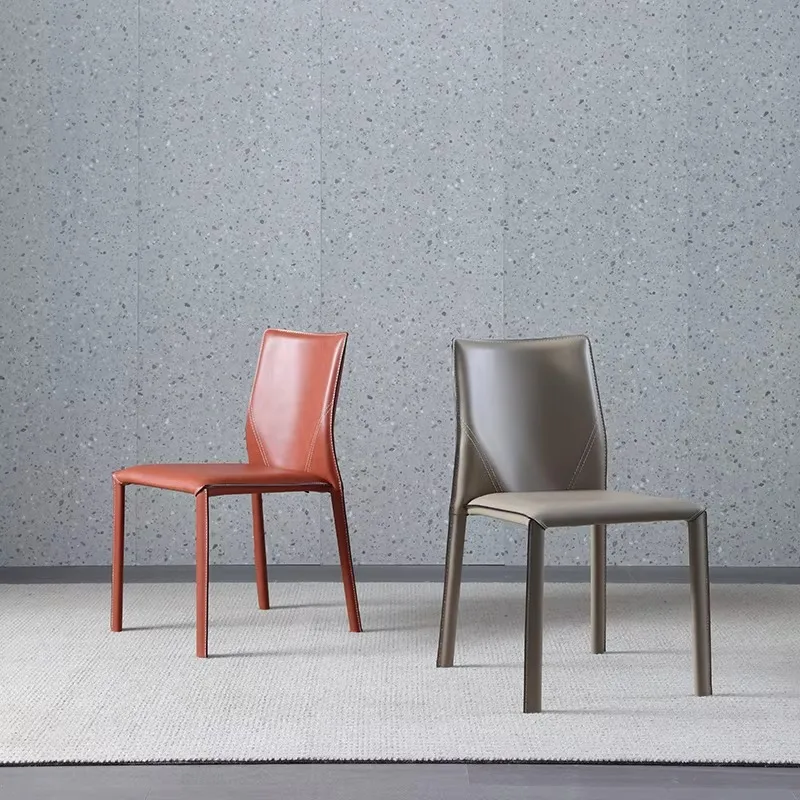

Modern Design Red Dining Chairs Rustic Nordic Comfortable Cheap Dining Chairs Kitchen Sturdy Silla Comedor Luxury Home Furniture