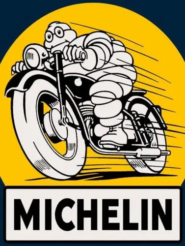 Plaque murale rétro en métal pour moto Miachelin, 1p, signe publicitaire Vintage pour homme a4