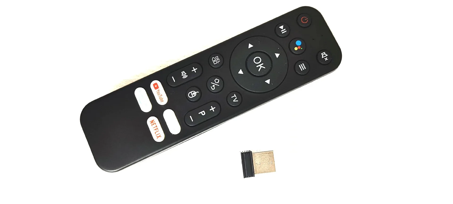 Universal Remote Control Google Voice Bluetooth TV Remote for Samsung Smart TV, Android TV Box/Stick, Netflix/Amazon Prime Video