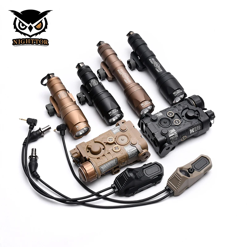 WADSN M300 M600 Tactical NGAL L3 Red Green Blue Night Optical Indicator AXON Dual Plug Switch Durable Outdoor Accessories