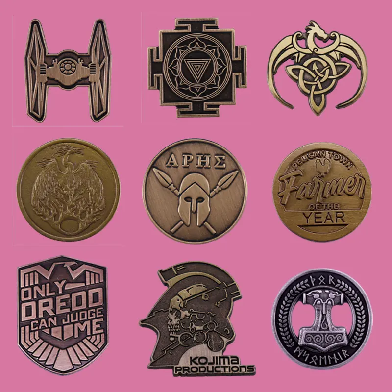 The Best Gaming Metal Brooch Retro Style Adventure Decryption Type Game Badge Exquisite Enamel Pin Friend  Surprise Gift