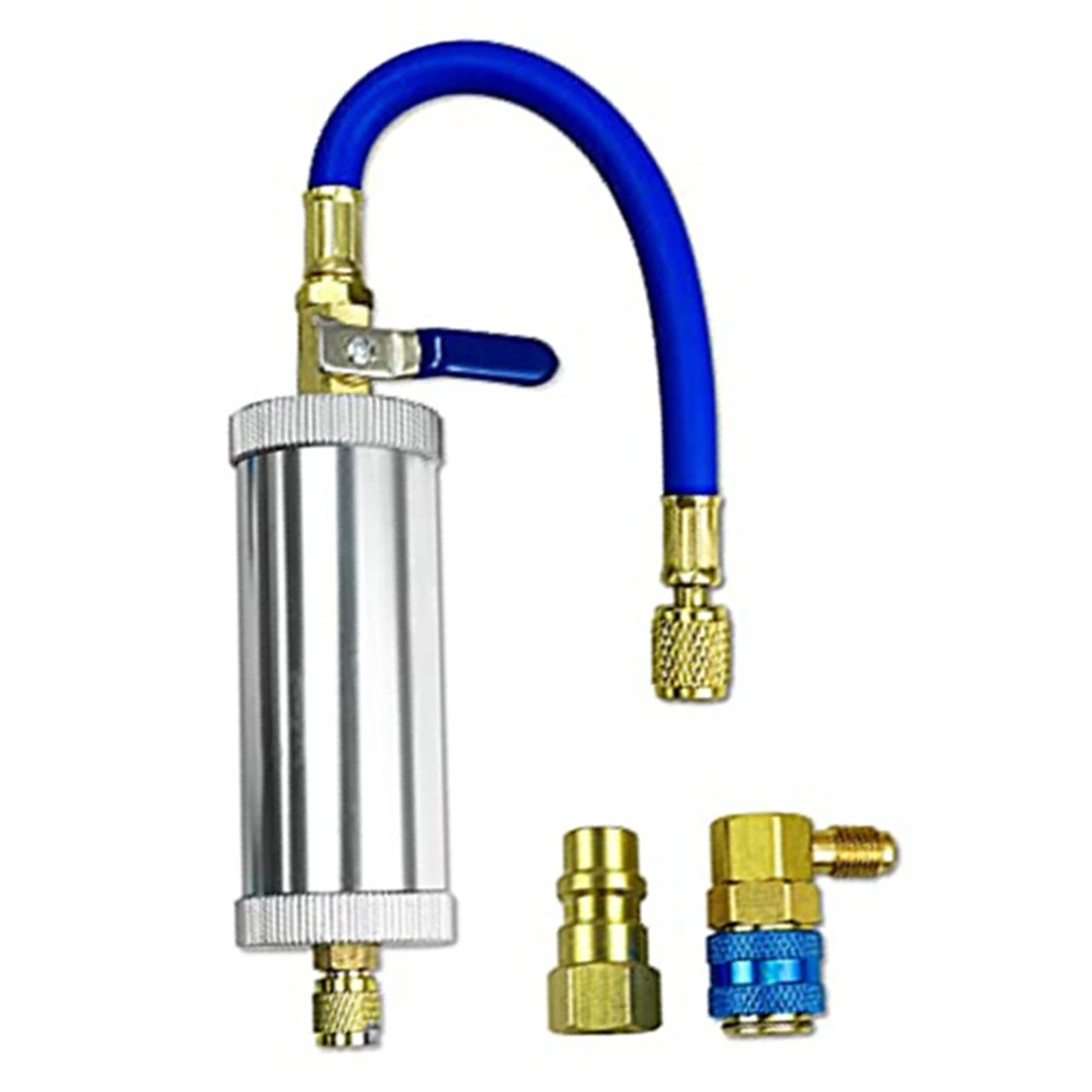 AC Oil Dye Injector Kit for R12 R22 Refrigeration Air Conditioning Oil Injector for Automobile