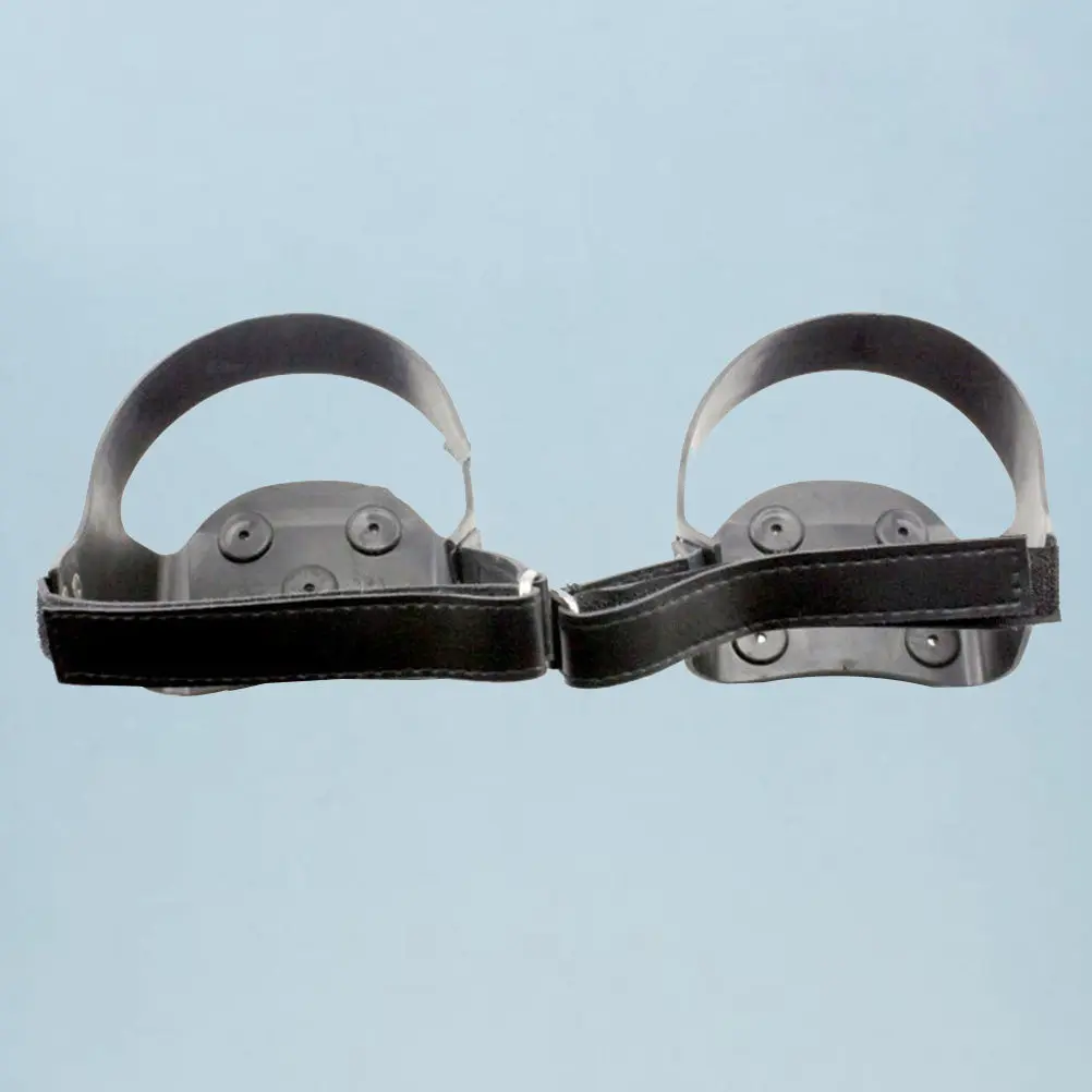 1 Par de Crampones de Tracción para Nieve Negros XL43-45, Crampones de Silicona con Púas de Acero Inoxidable para Senderismo, Escalada y Caminatas