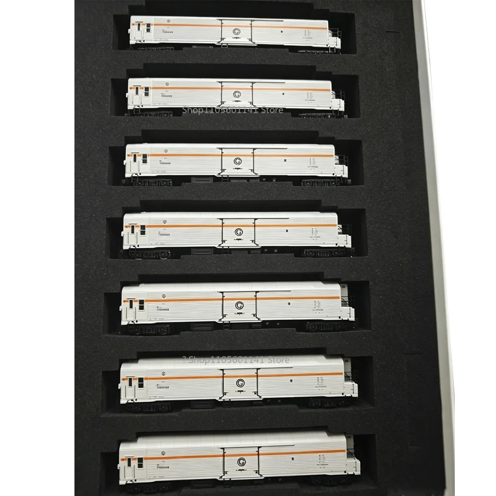 N Scale Train Model B10 Mechanical Refrigerated Freight Wagon Set 7 Carriages Train Model Model Toy Multiple Styles Available