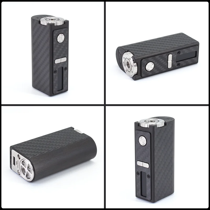 DIY SXK Stil PRC CUDA DNA60C 60W VW Box Mod, 24mm'ye kadar USB-C Portu ile Uyumlu, Tek 18650 Pil Kullanımlı Donanım Yedek Parçaları
