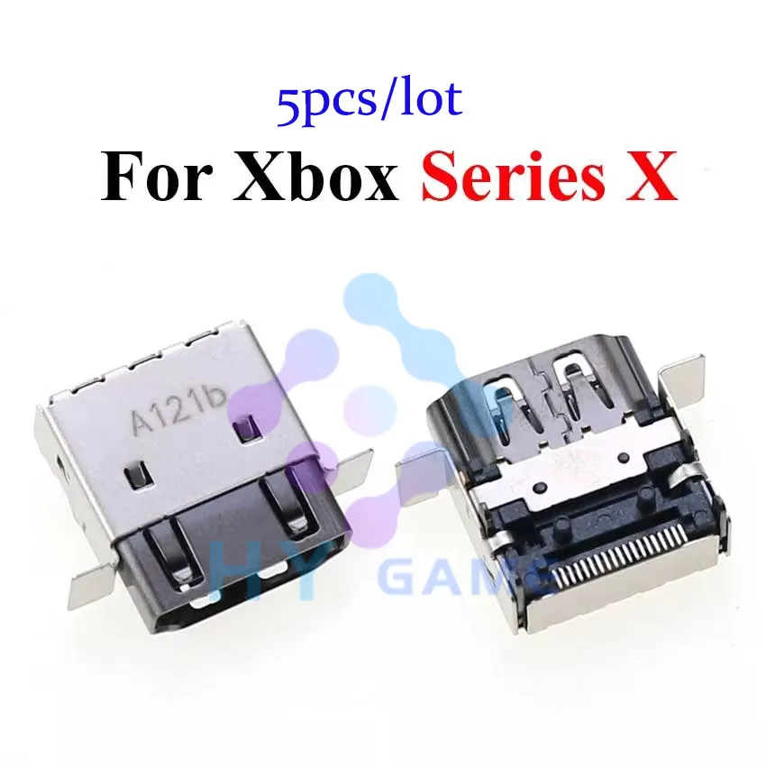 5pcs HDMI-Compatible Port Socket Interface for Microsoft XBOX Series One X S HDMI-compatible Socket Interface Connector