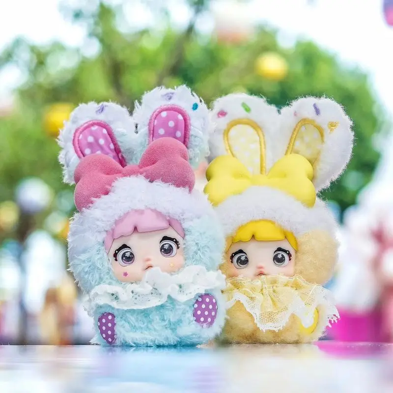 Подлинная серия Nommi Baby Sweetheart Bunny, виниловая плюшевая слепая коробка, милые модели кукол, украшения, модные игрушки, подвески, загадочная коробка, подарок