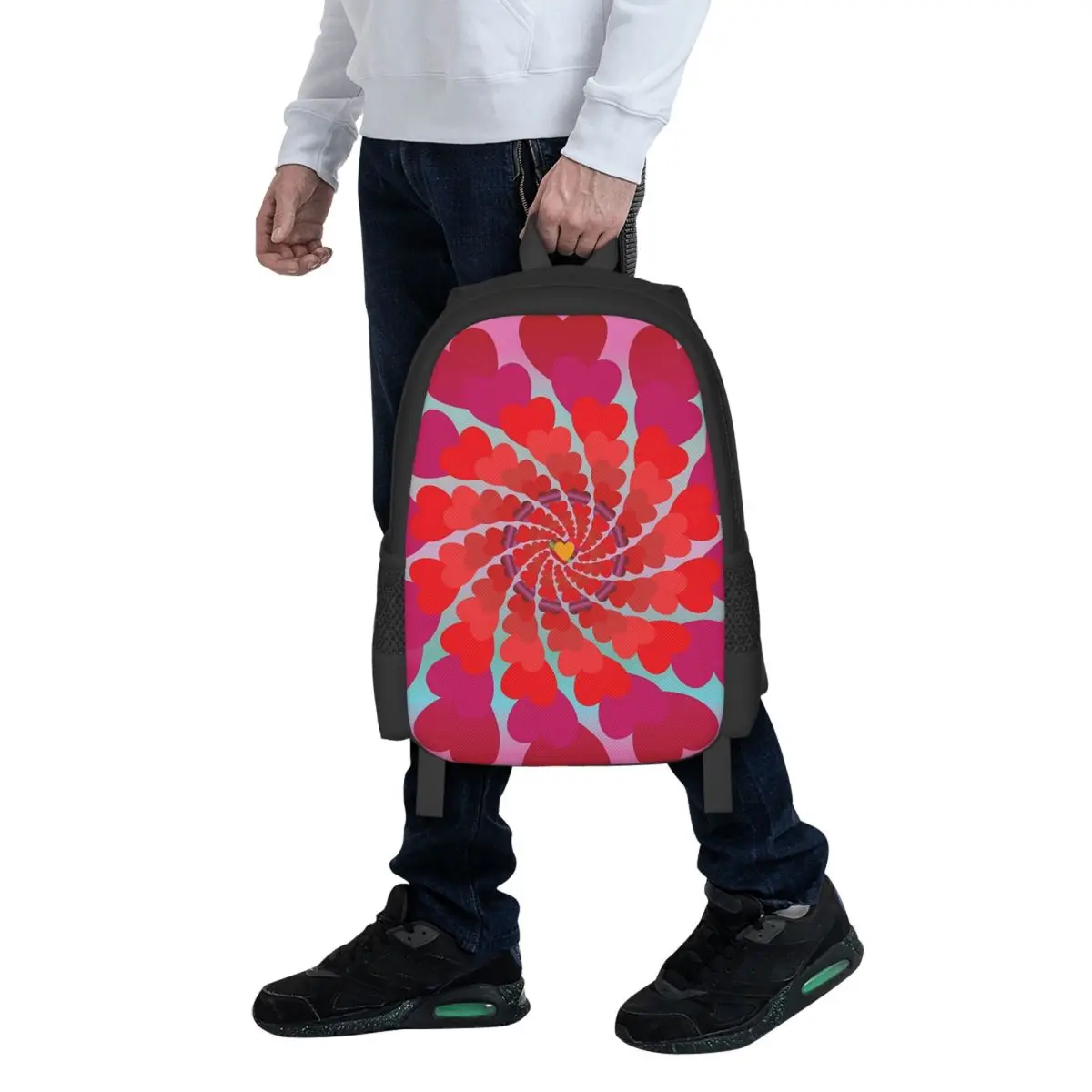 

Tender Petals Of Kind Affection Student Backpack School Bag Hiking Travel Daypack for Men Women Fashion Bookbag Shoulder Bags