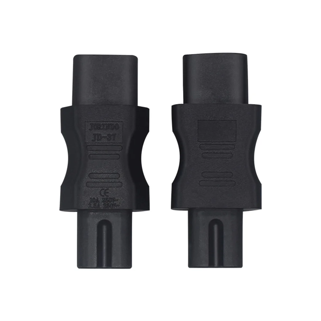 JORINDO Male to Female AC power adapter,IEC 320 C8 TO C7,Figure 8 shape,C7 TO C8 Power conversion plug