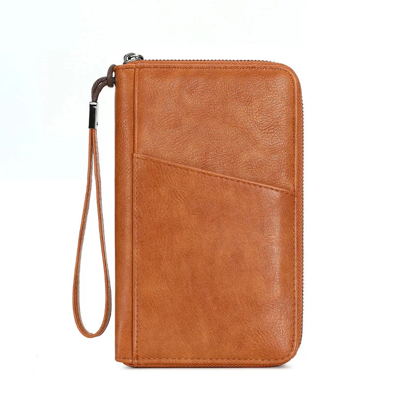 Western RFID Blocking Passprot Bag Large Capacity Multifunctional Storage Women Wallet