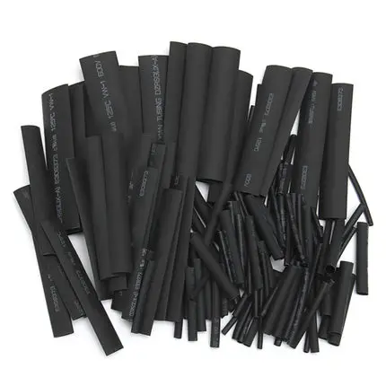 5 Meters High quality Black 2mm Heat Shrink Heatshrink Heat Shrinkable Tubing Tube Sleeving Wrap Wire Black Color