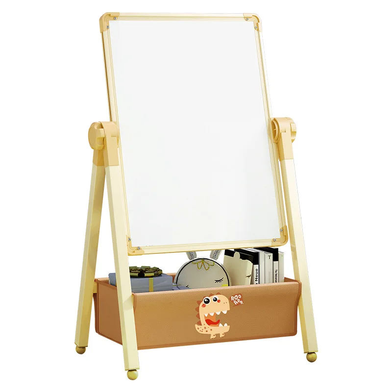 Children's double-sided drawing board High and low adjustable bracket type erasable writing teaching Double-sided whiteboard