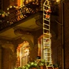 1.5/3M Christmas Decoration LED Santa Claus Climbing Ladder Light USB Plug 8 Flashing Modes Suitable Home Xmas Tree Wall Window 5