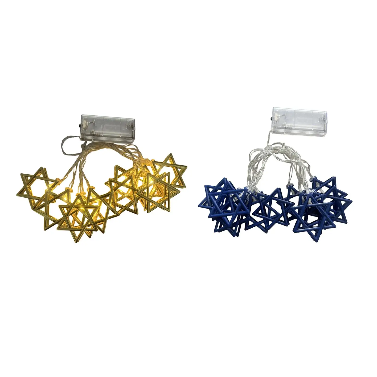 

Star of David Fairy String Lights 9.8Feet for Shabbat Chanukah Hanukkah