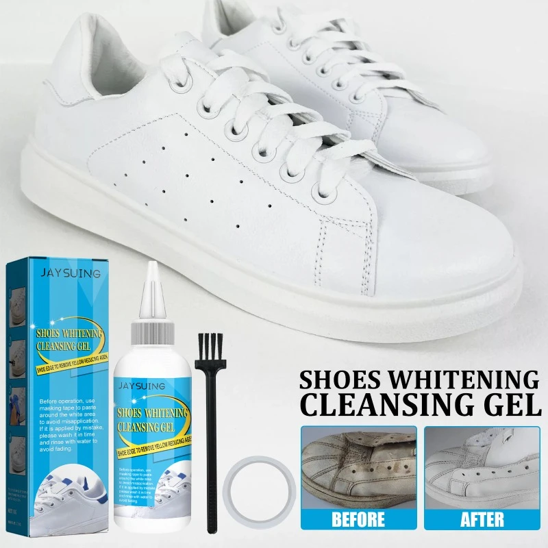 White Shoes Cleaner Whitening Cleansing Gel for Shoe Washing Machine Dirt Yellow From Shoes Sneakers Cleaning Shoes Cleaner Kit