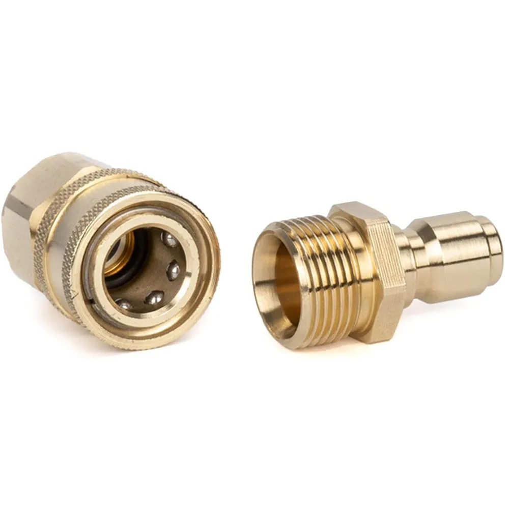 M22x15 Adapter For High Pressure Wash Machine Water Outlet Set Quick Connect Kits For M22 High Pressure Washer Gun Pipe