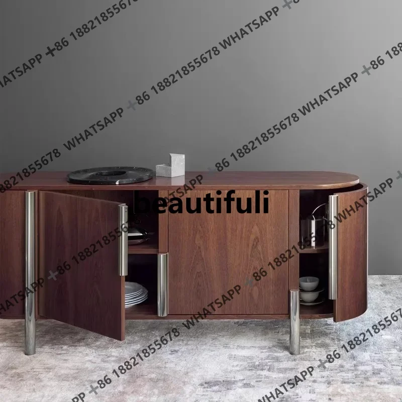 

X Medieval creative arc dining side tea cabinet minimalist entrance sideboard